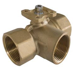  NVCB3000 -5°-120°C DN15-DN50 ZAWORY KULOWE Z KRYZĄ REGULACYJNĄ 3-DROGOWE