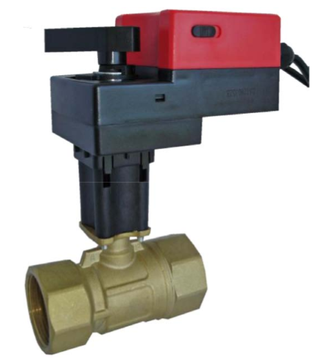 Zawory DN15-50 Gwint wewnętrzny 2 drogowe NVCB 7200 + siłowniki NEBM 0..10V DC