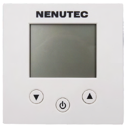 NEVD - Zadajnik pomieszczeniowy z wyświetlaczem LCD, do inteligentnych siłowników NSVA